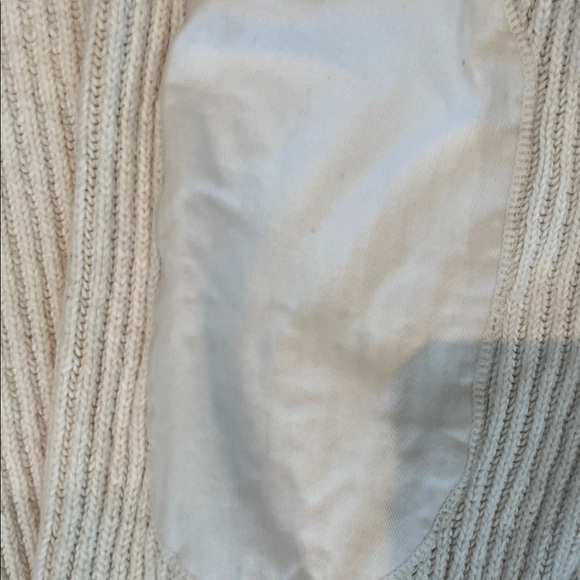 Eddie Bauer Men's Cream Button-Collar Sweater - Picture 5 of 7